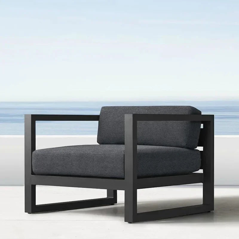 Outdoor Aluminum Sofa Four Piece Set