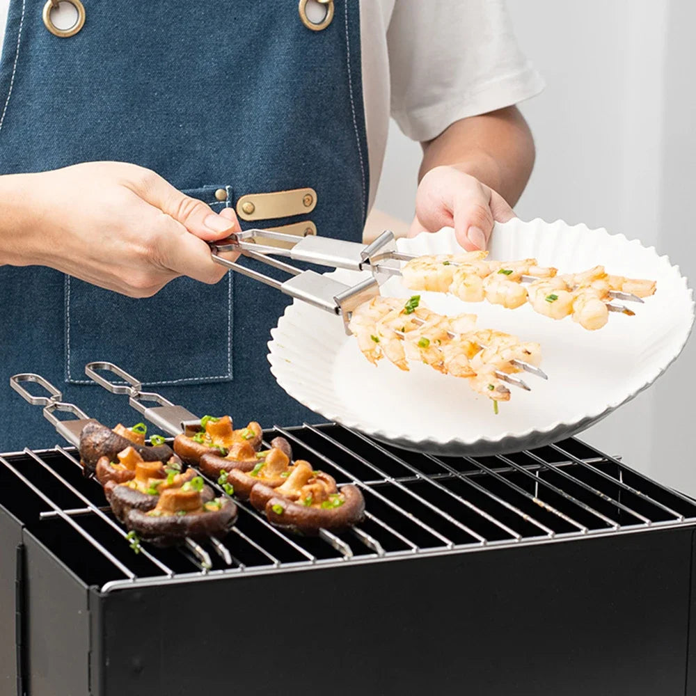2/5/10Pcs Stainless Steel Barbecue Skewer