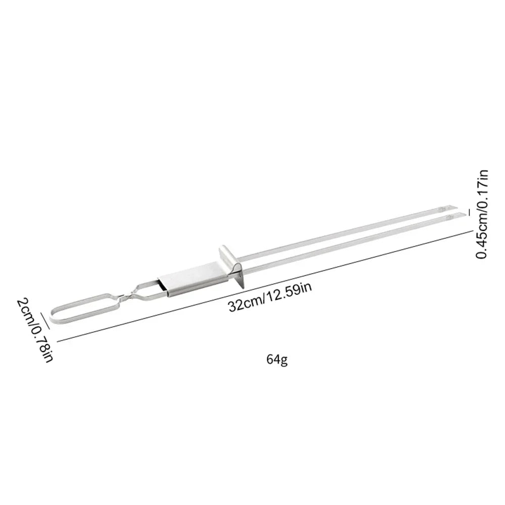 2/5/10Pcs Stainless Steel Barbecue Skewer