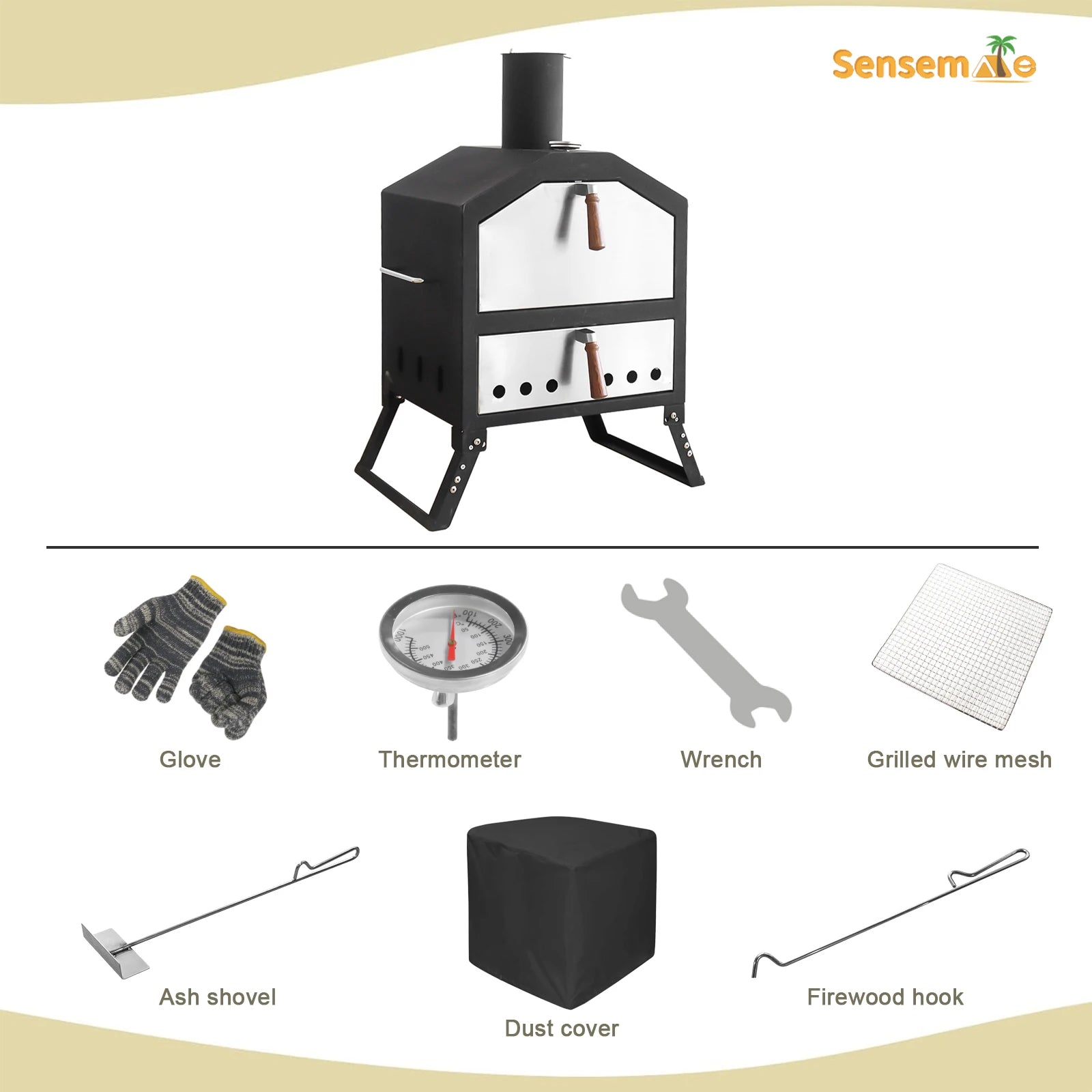 Portable Wood Fired Pizza Oven
