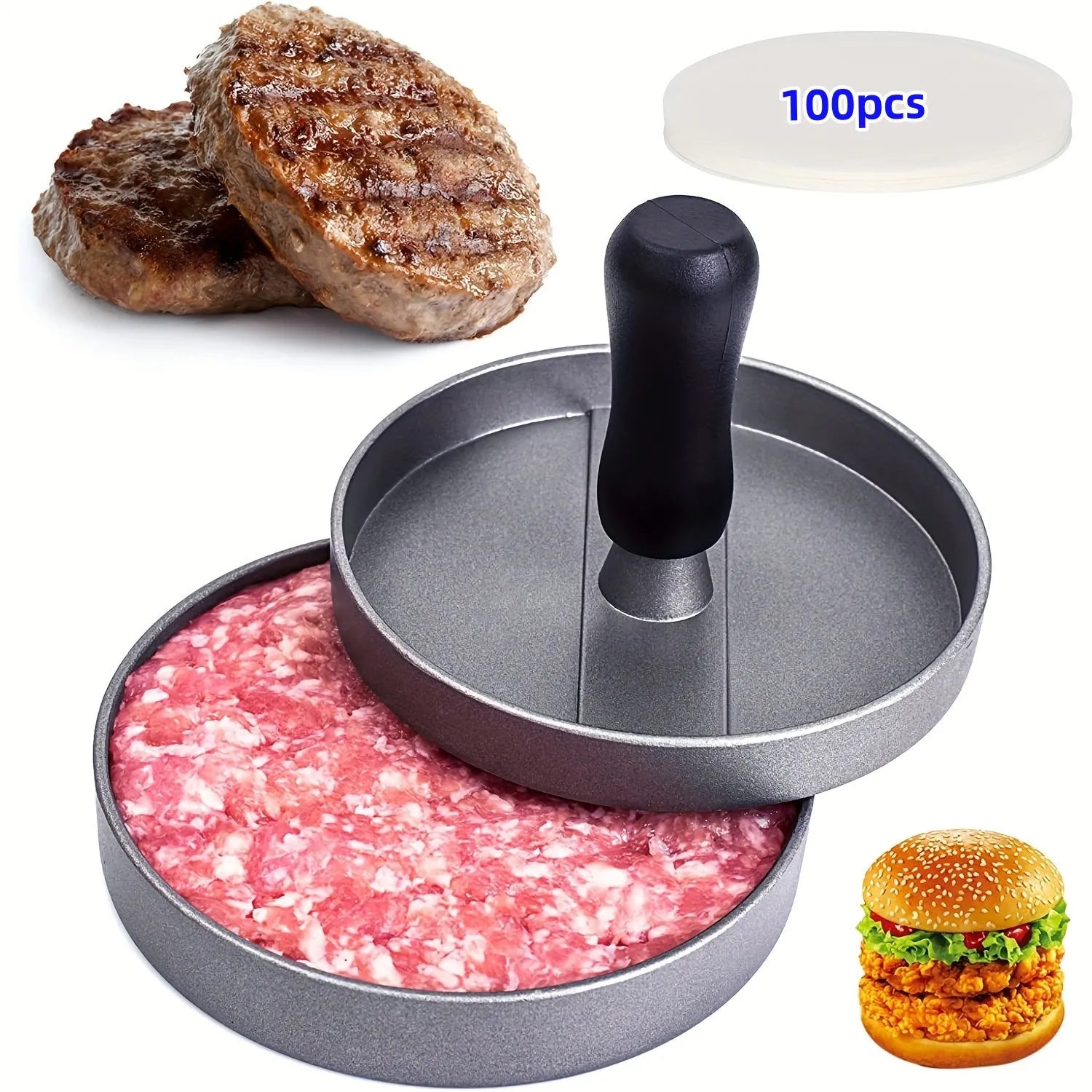 Non-Stick Smash Burger Press