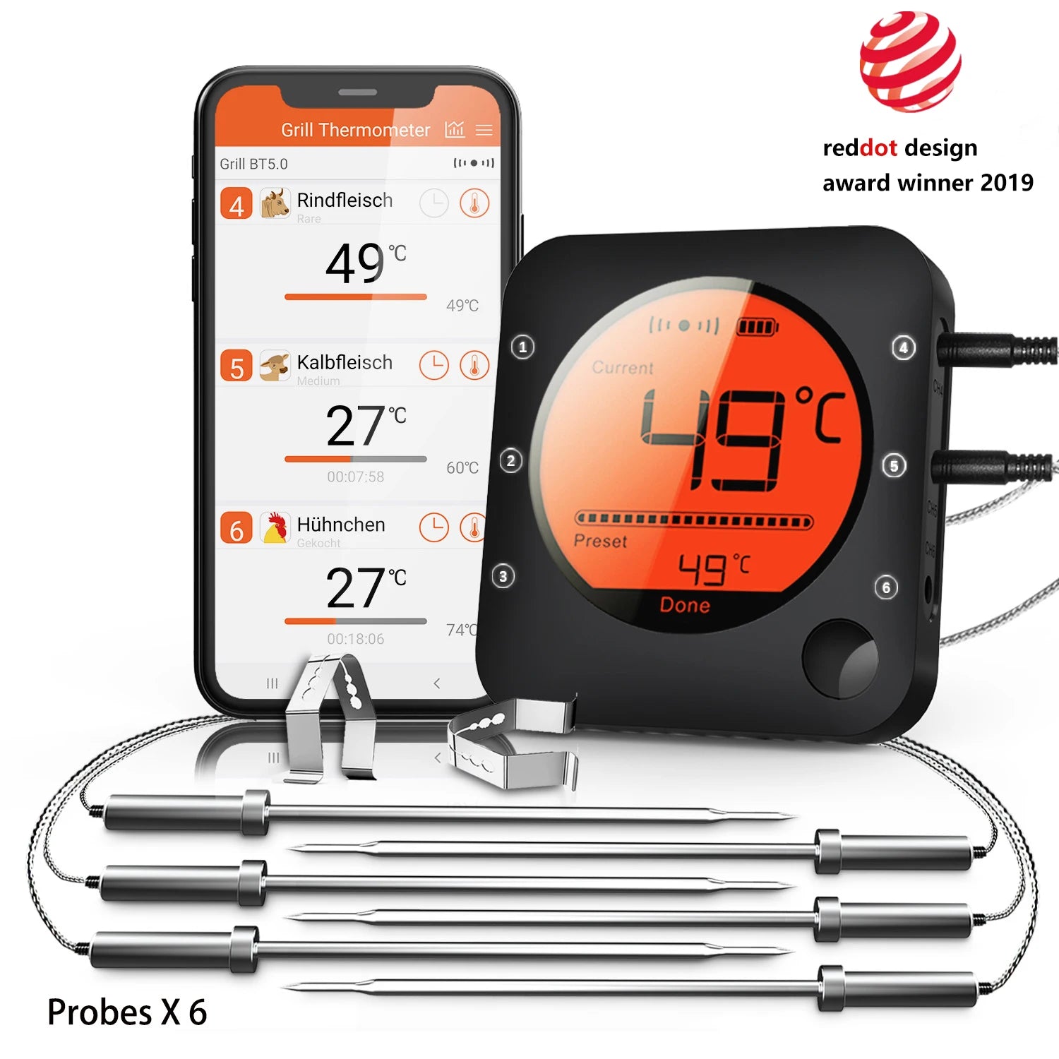 Bluetooth Meat Thermometer