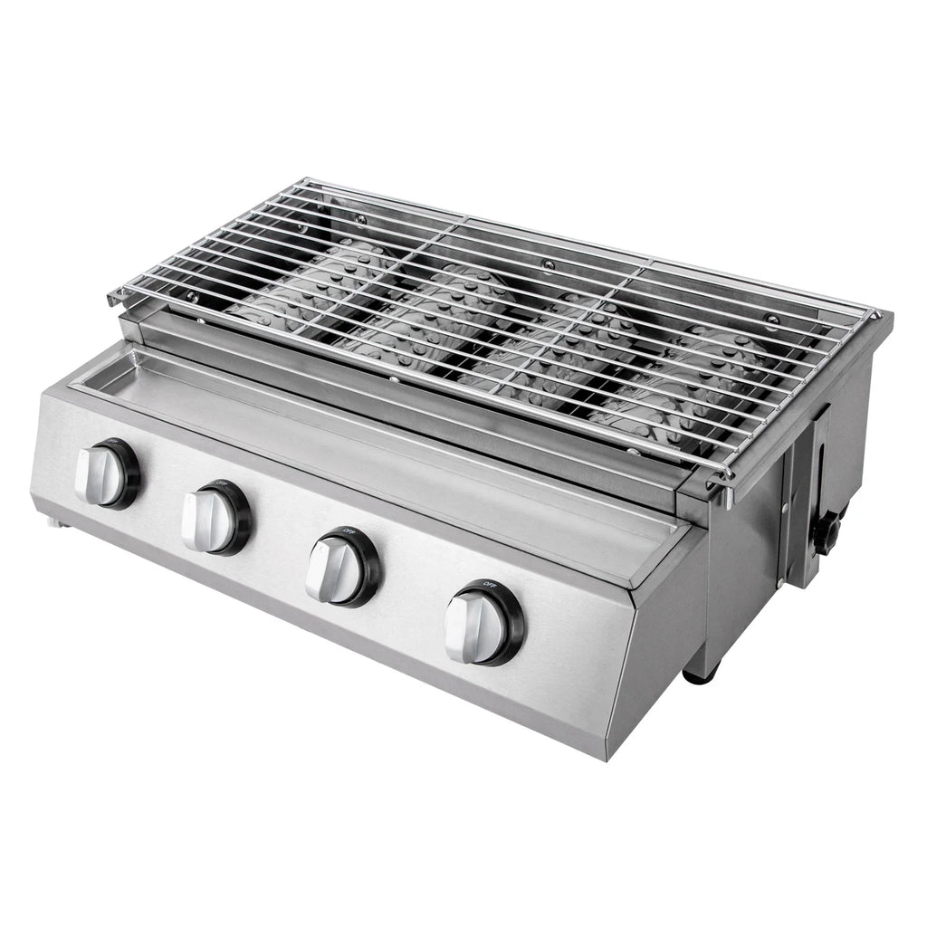 Smokeless Barbecue 4 Burners LPG Gas