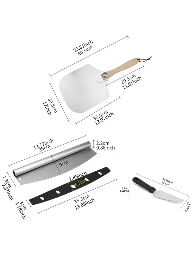Pizza Paddle & Cutter Kit